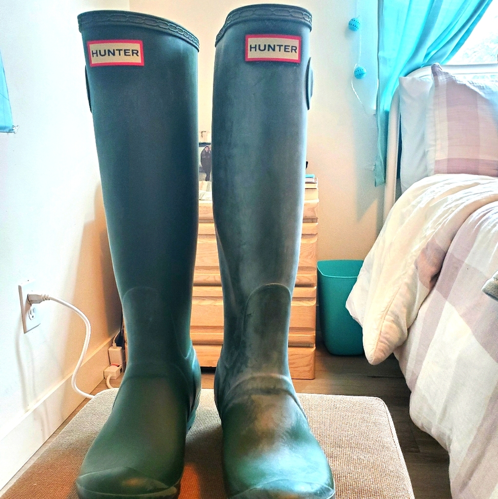 Green Hunter Boots